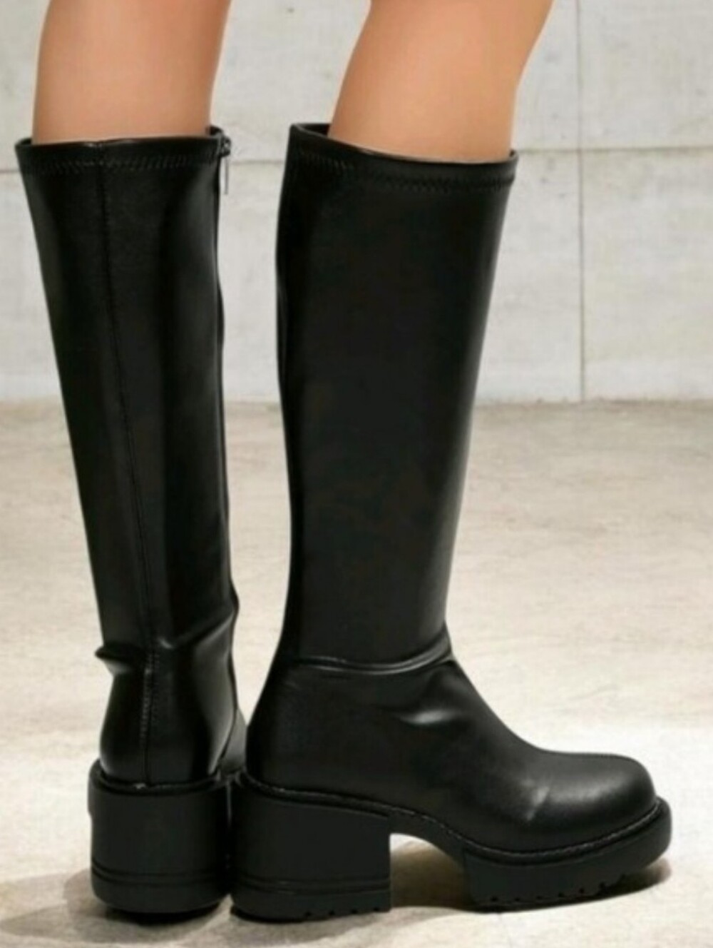 Wild Fable Black Knee-High Platform Boots